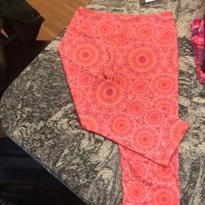 Capri length leggings